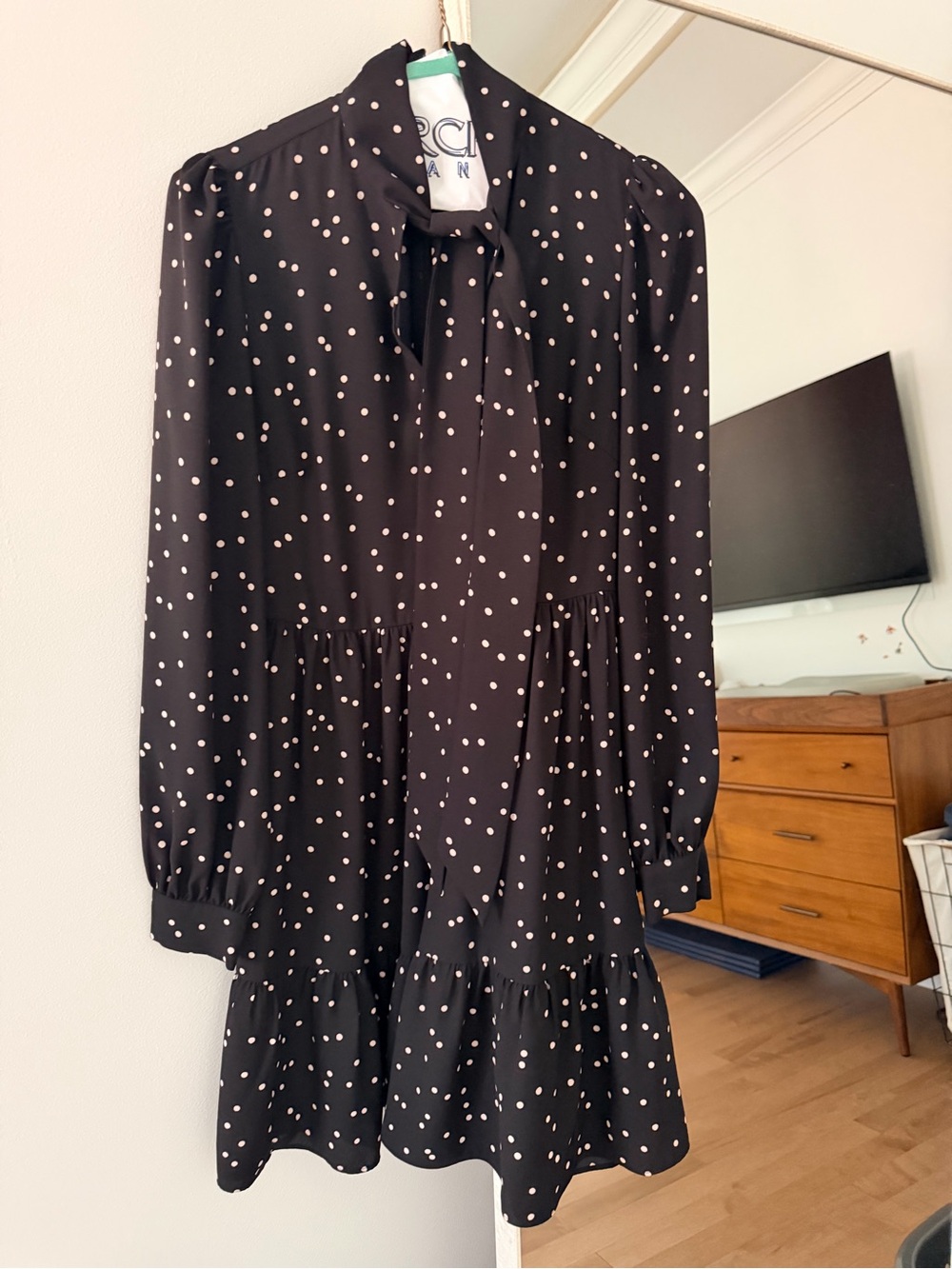 Kate Spade Black Polka dress